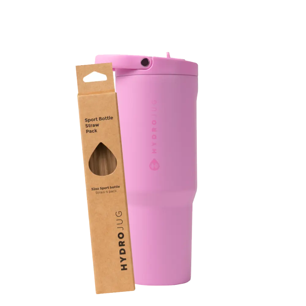 Bubblegum Sport 32oz + Replacement Straw Pack