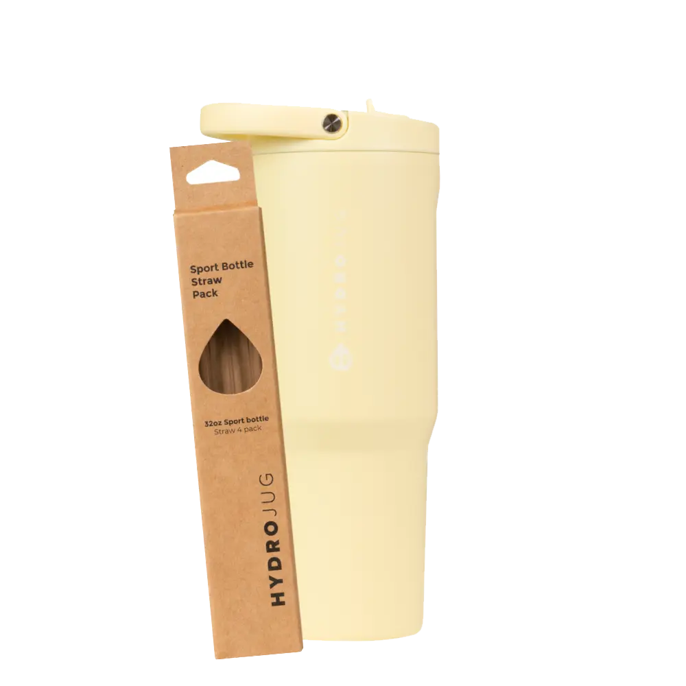 Butter Sport 32oz + Replacement Straw Pack